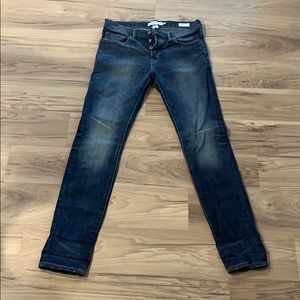 H&M dark wash skinny jeans